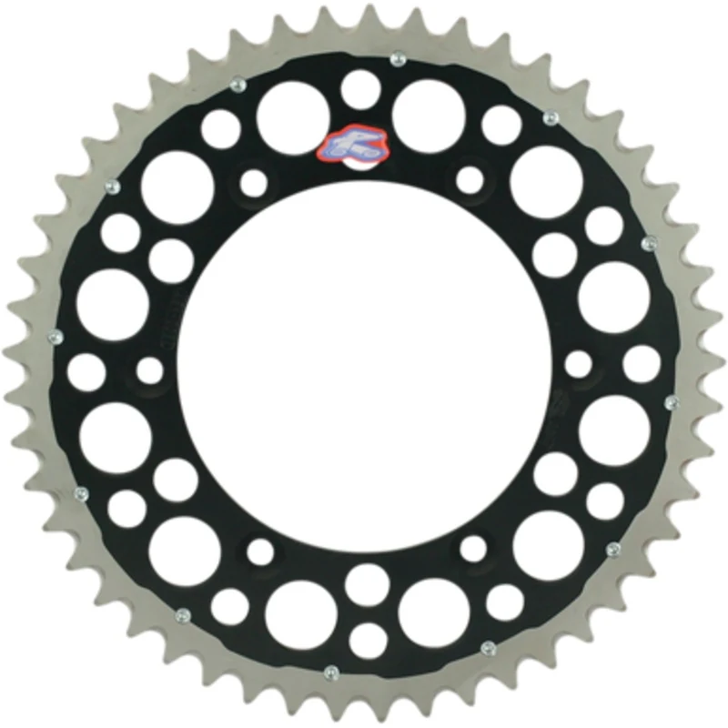 RENTHAL Twinring Rear Sprocket - 49-Tooth - Black 1230-520-49GPBK